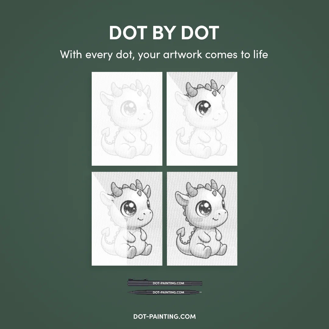 Kit dot painting Lupo