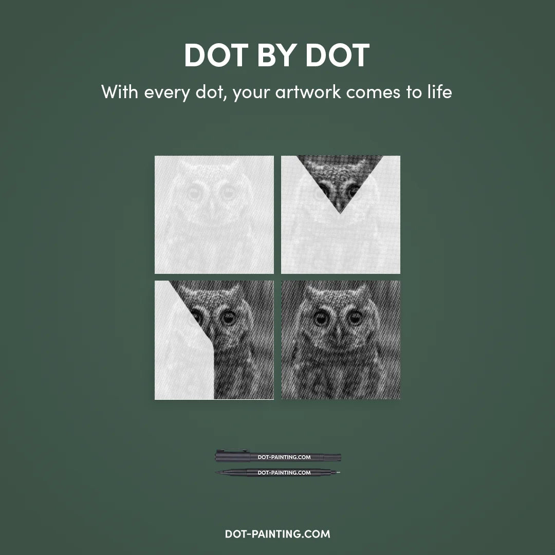 Kit dot painting Lupo