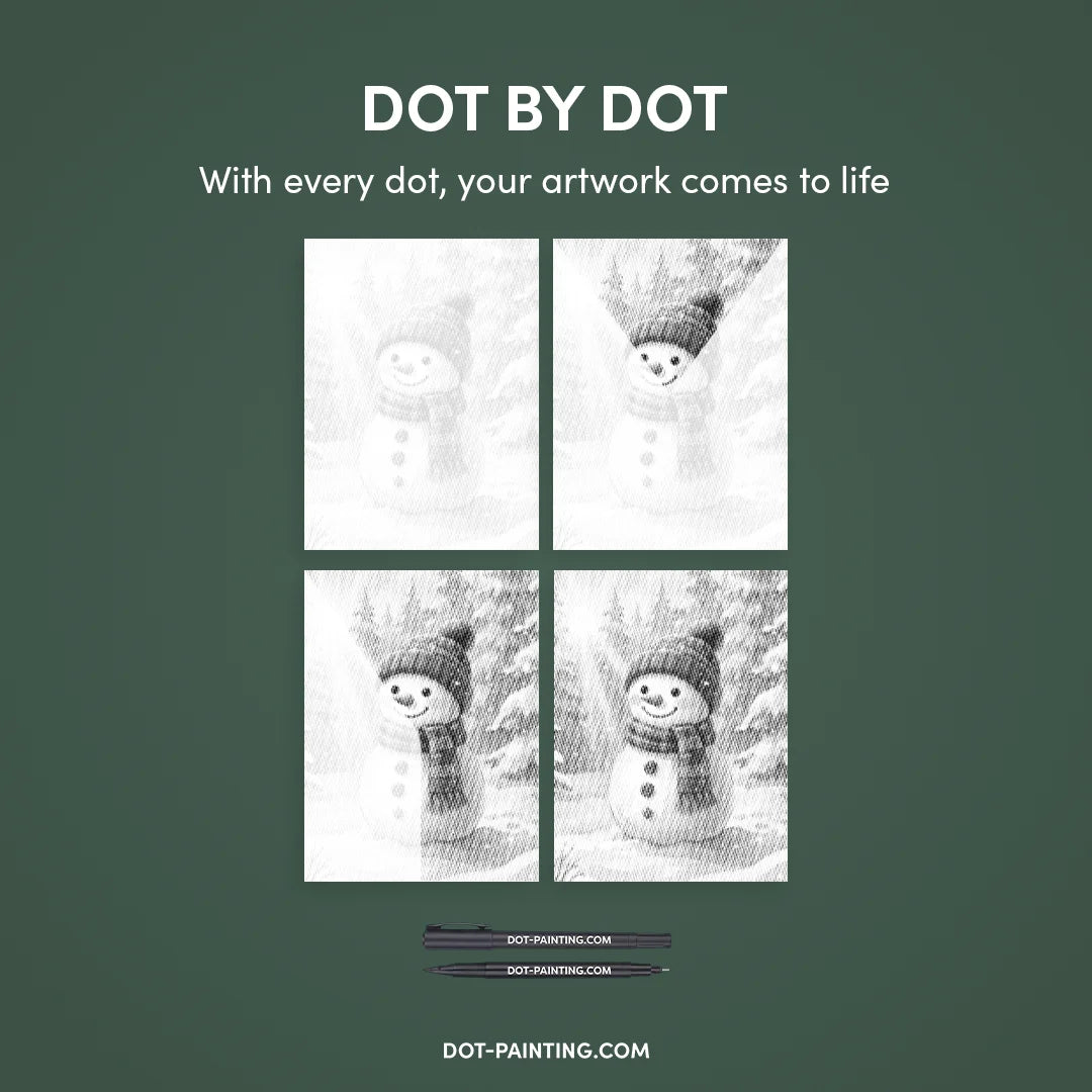 Kit dot painting Lupo