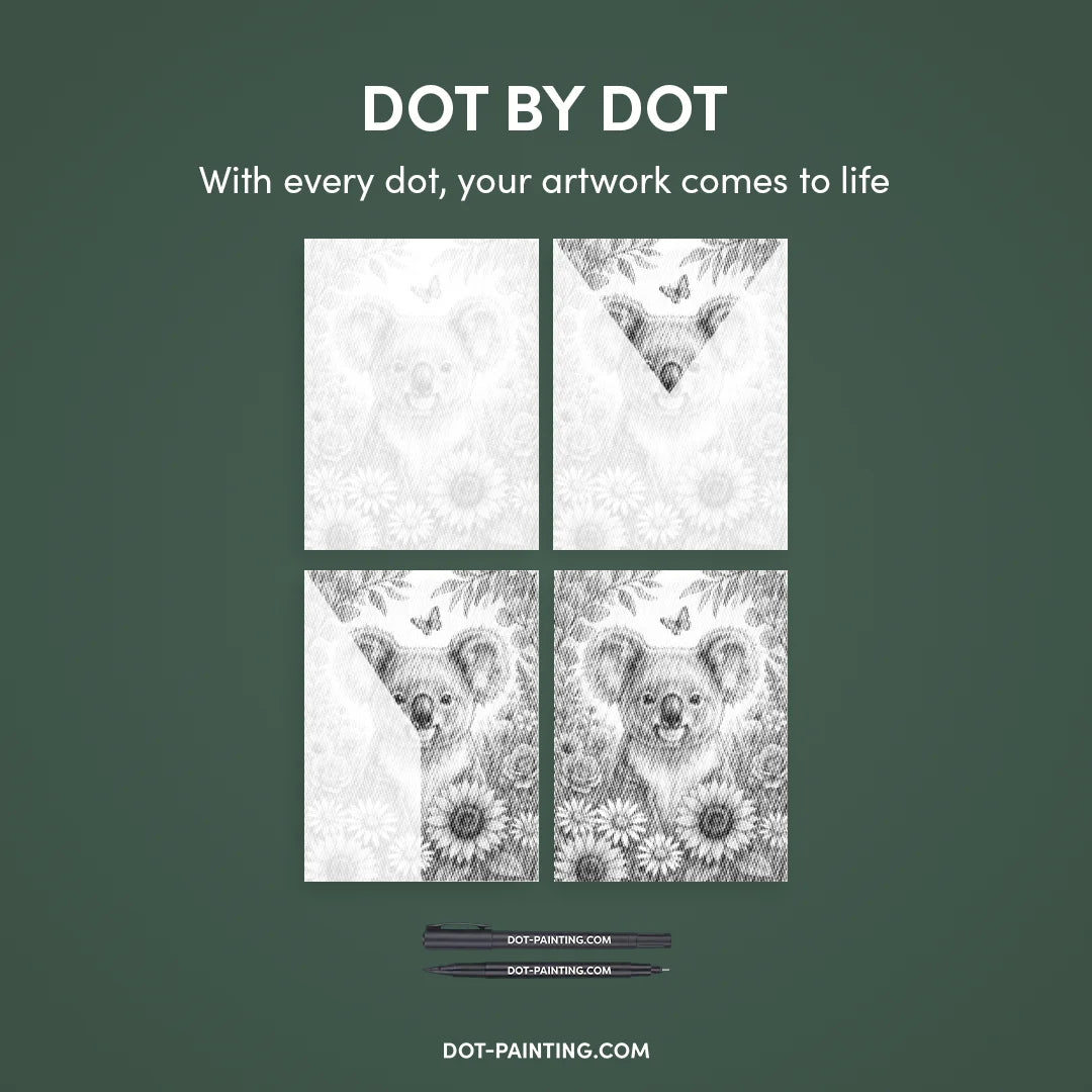 Kit dot painting Lupo