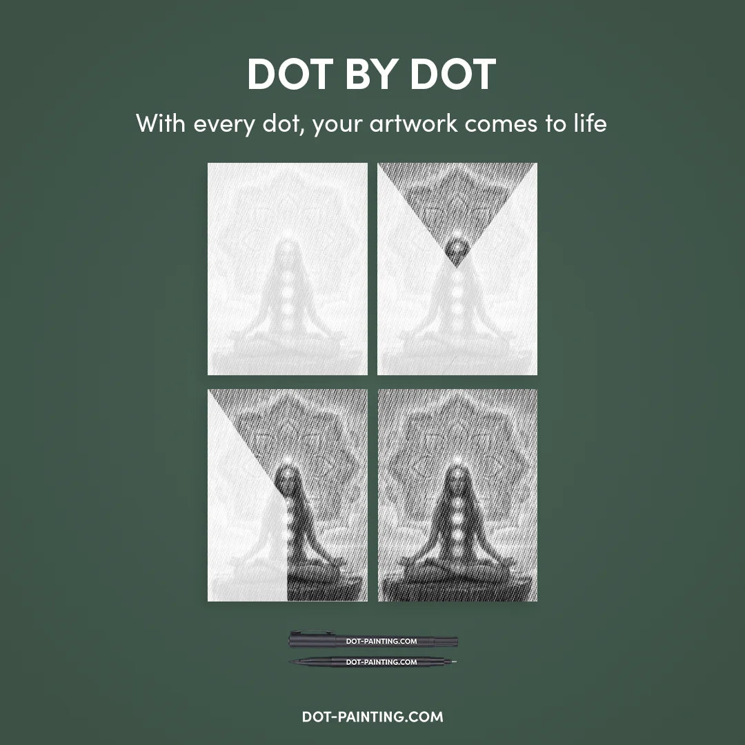 Kit dot painting Lupo