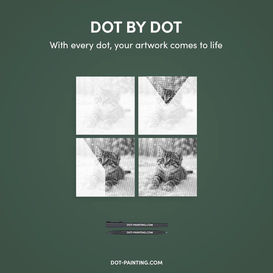 Kit dot painting Lupo