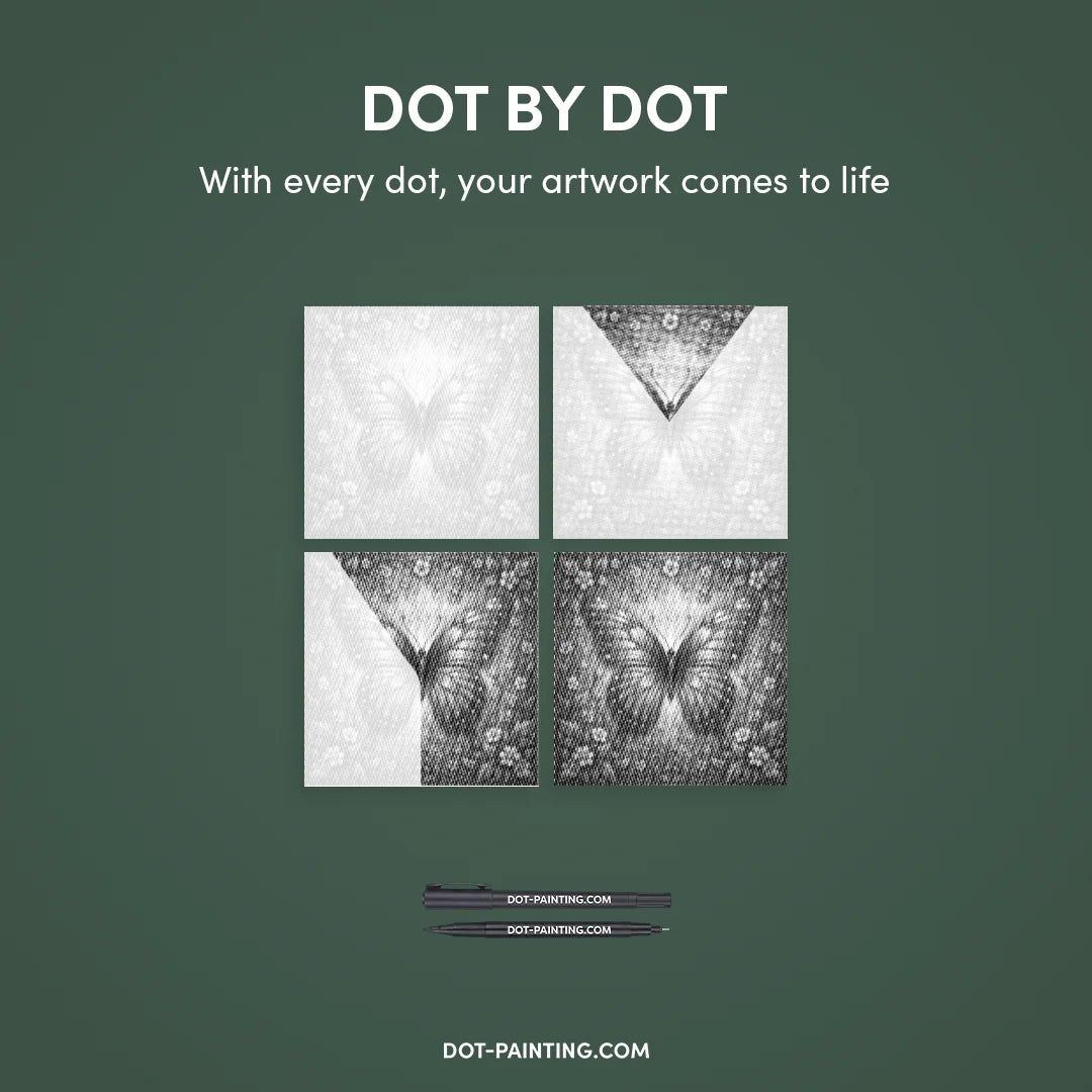 Kit dot painting Lupo