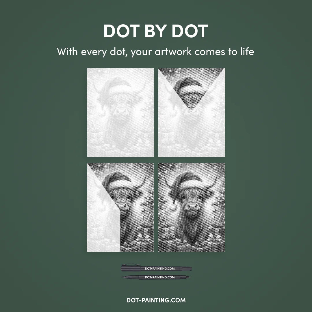 Kit dot painting Lupo