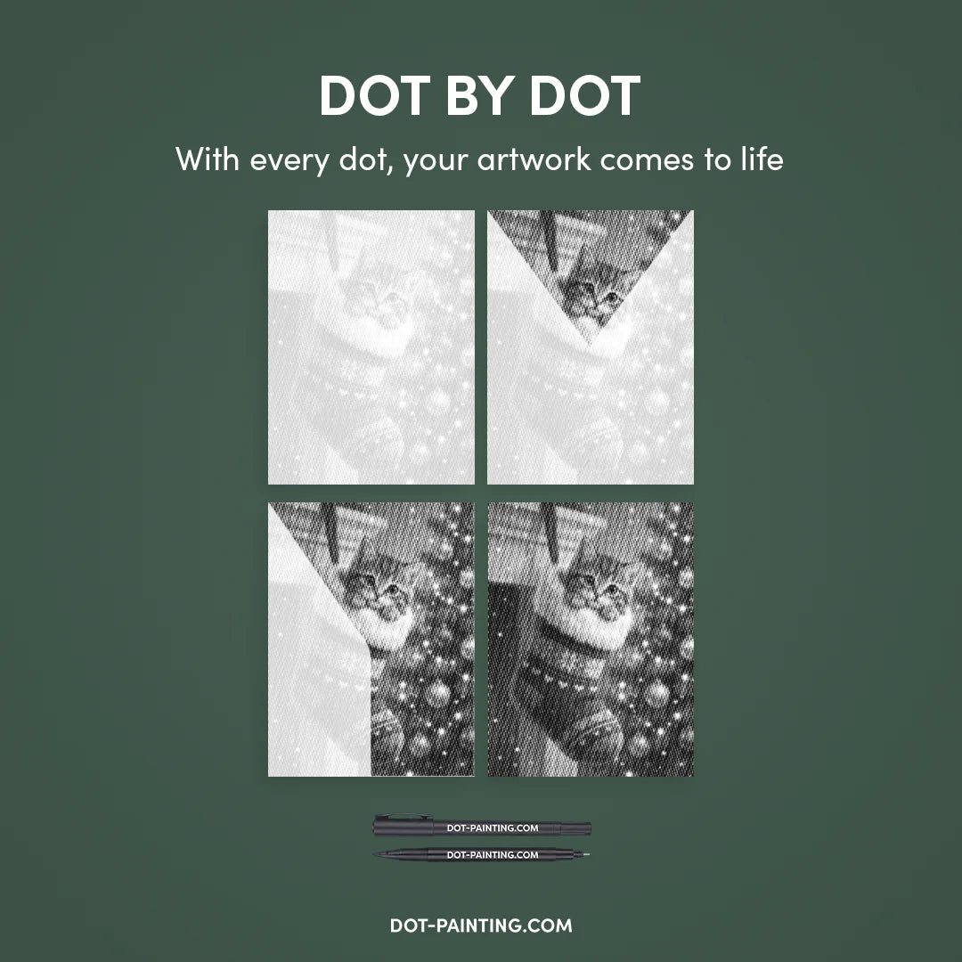 Kit dot painting Lupo