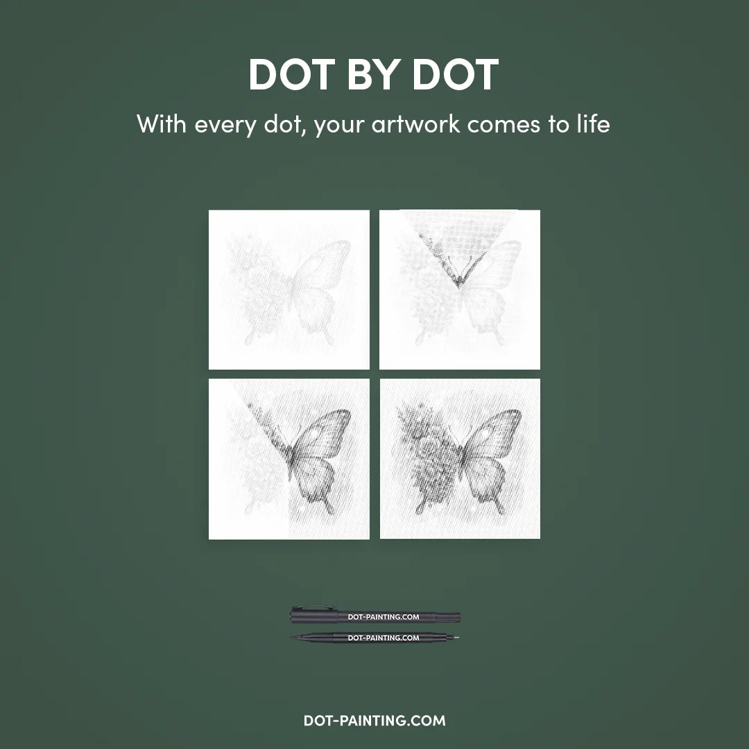 Kit dot painting Lupo