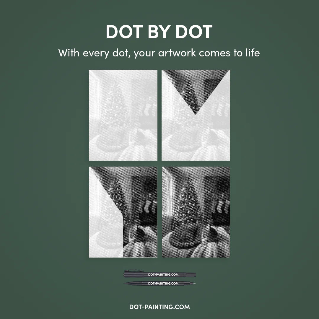 Kit dot painting Lupo