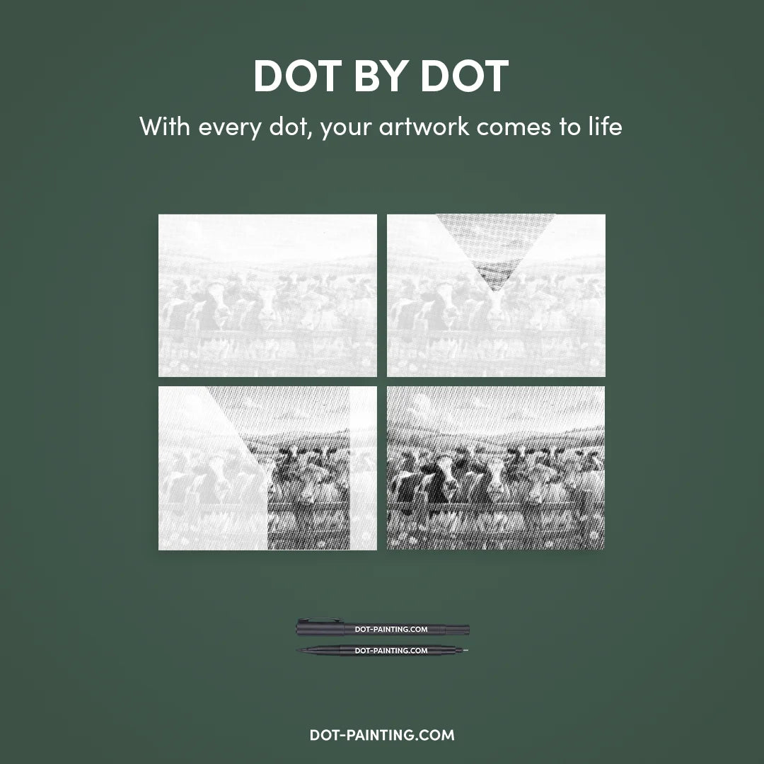 Kit dot painting Lupo