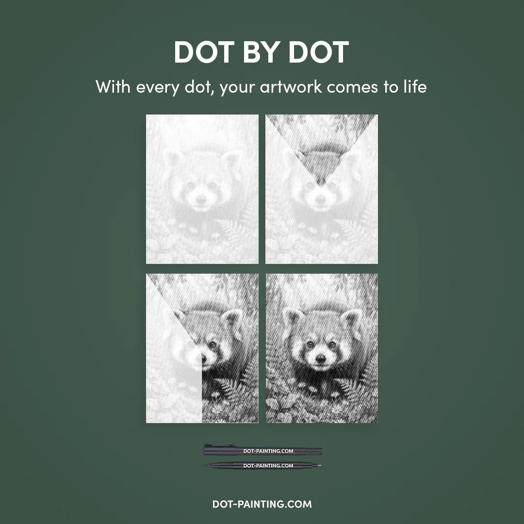 Kit dot painting Lupo