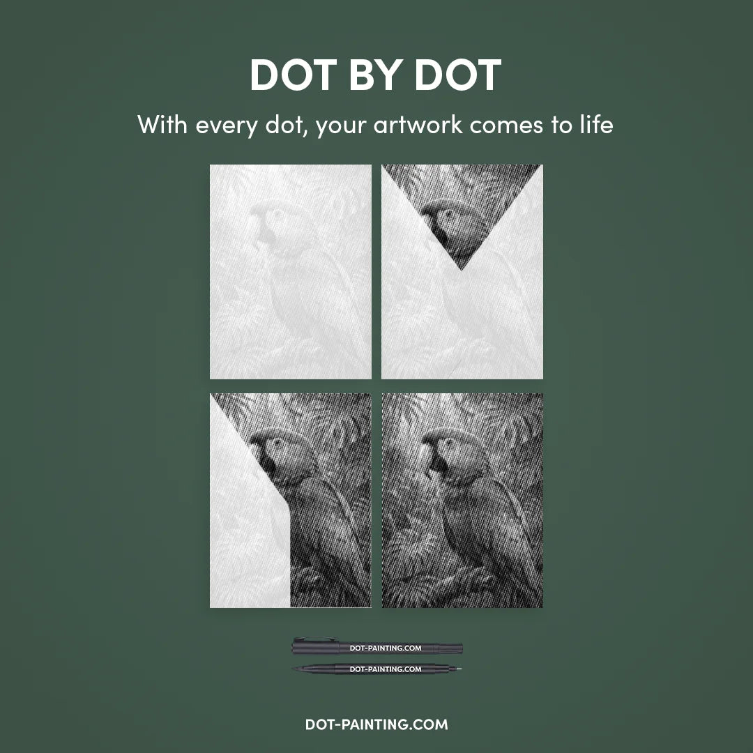 Kit dot painting Lupo