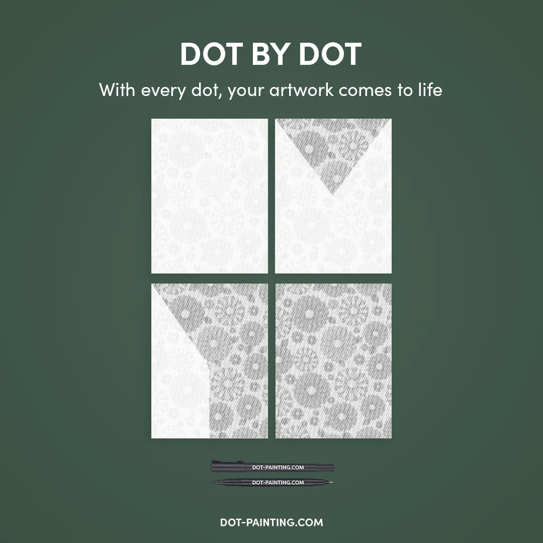 Kit dot painting Lupo