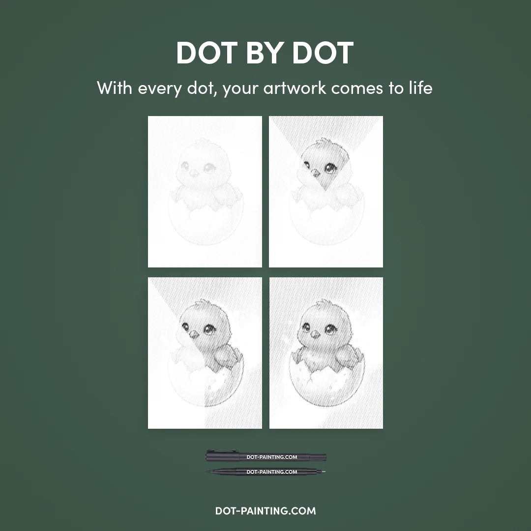 Kit dot painting Lupo