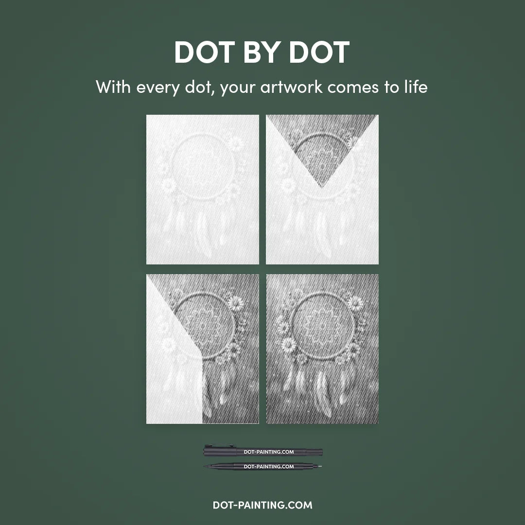 Kit dot painting Lupo