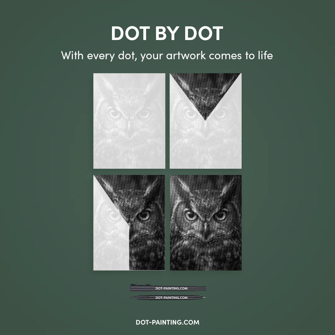 Kit dot painting Lupo