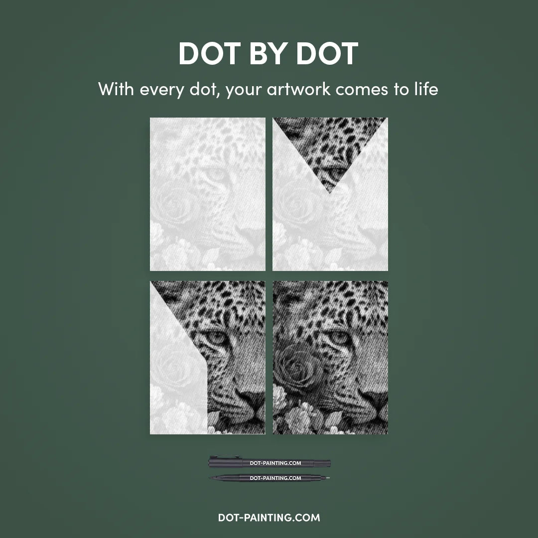 Kit dot painting Lupo