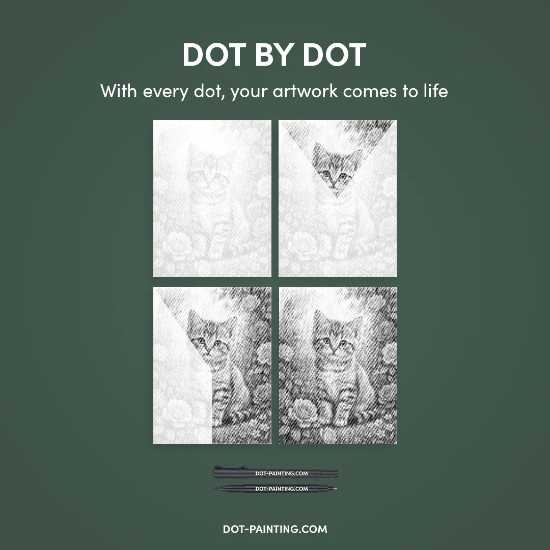 Kit dot painting Lupo