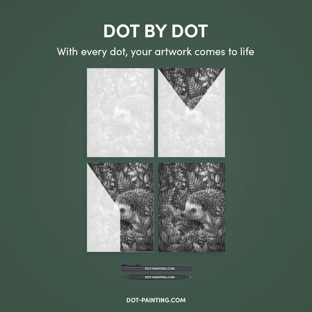 Kit dot painting Lupo