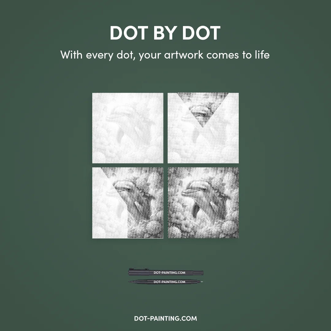 Kit dot painting Lupo