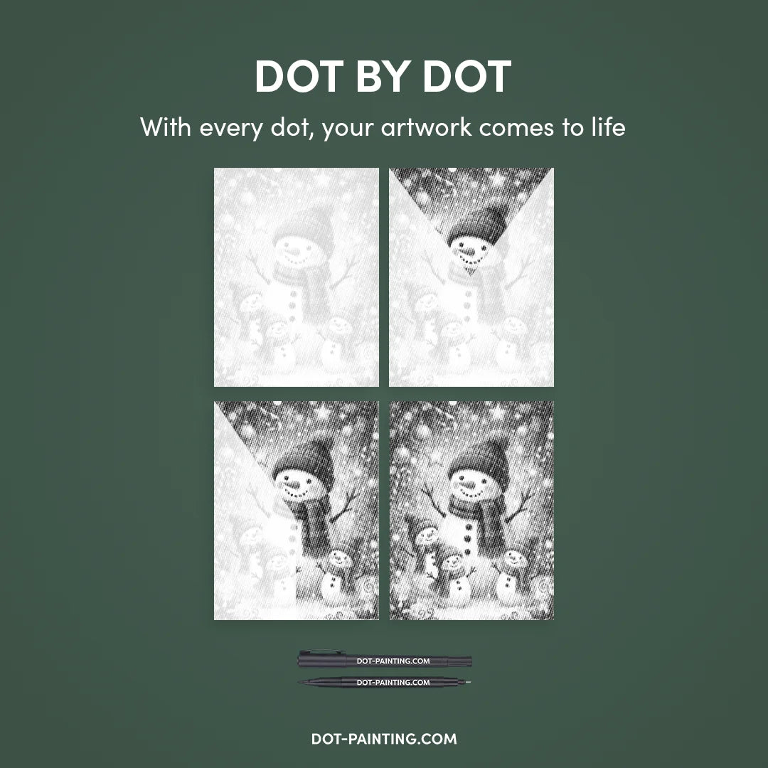 Kit dot painting Lupo