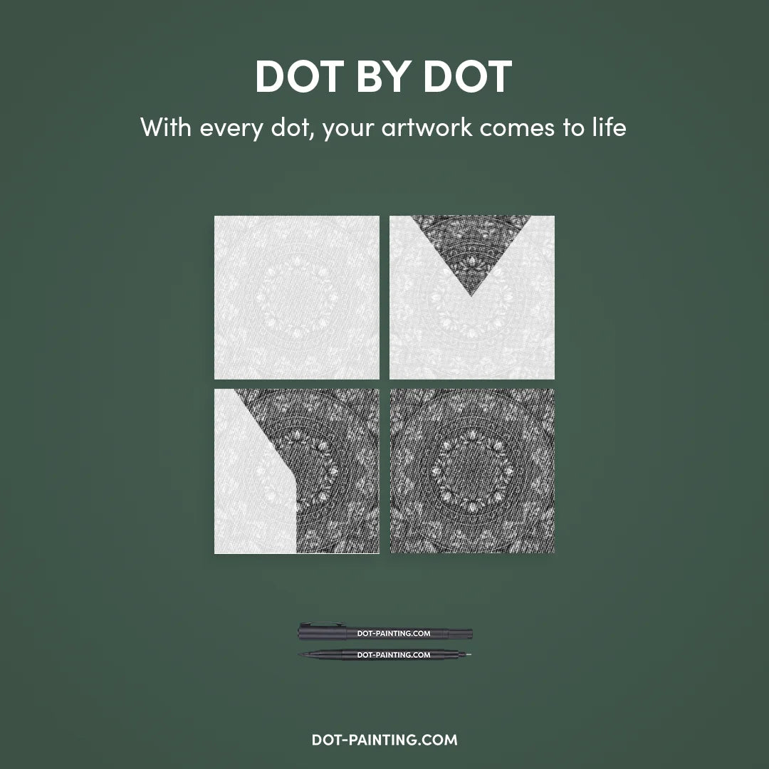 Kit dot painting Lupo