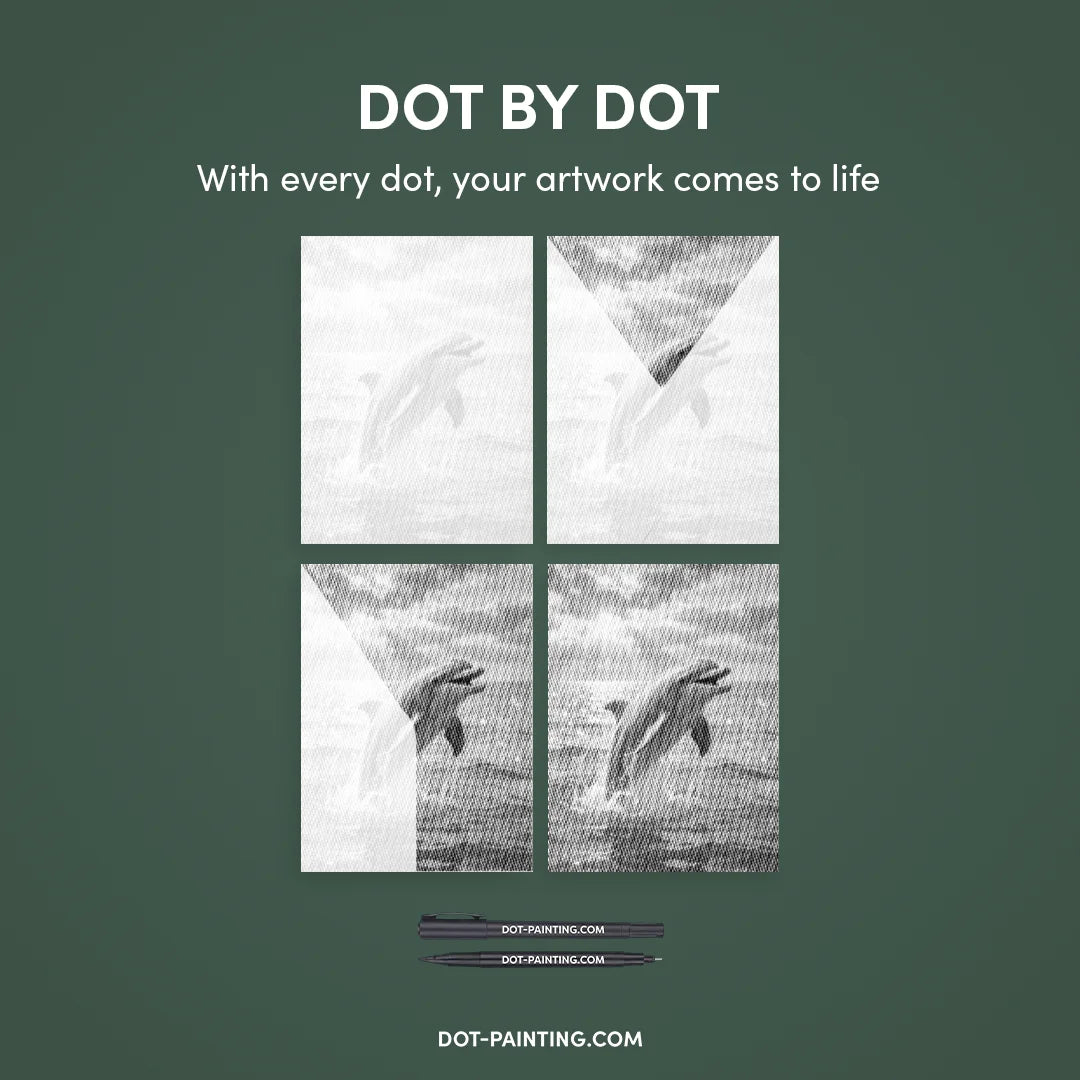 Kit dot painting Lupo