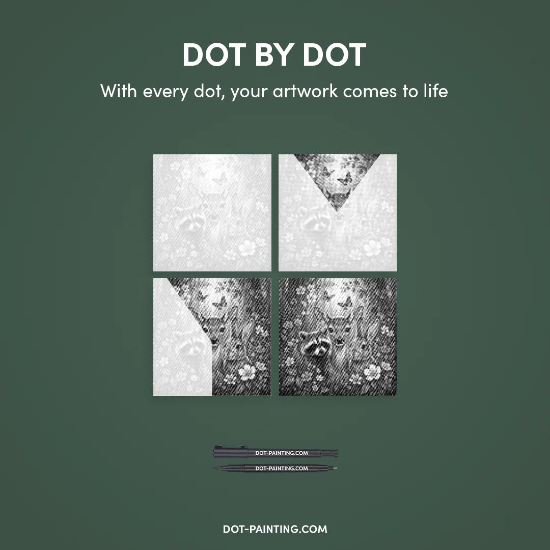 Kit dot painting Lupo