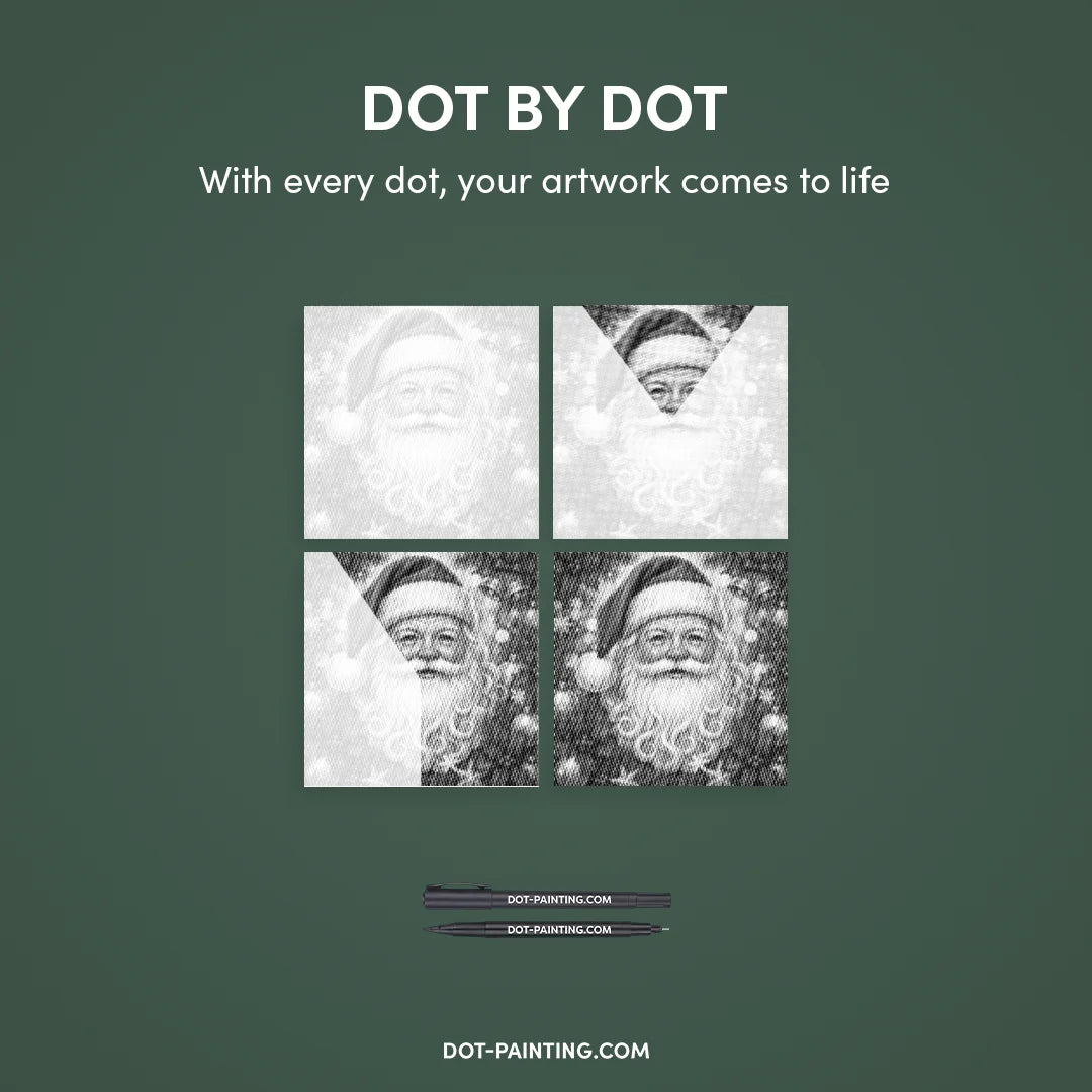 Kit dot painting Lupo