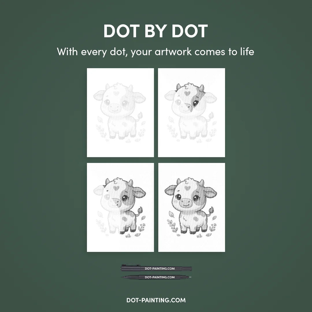 Kit dot painting Lupo