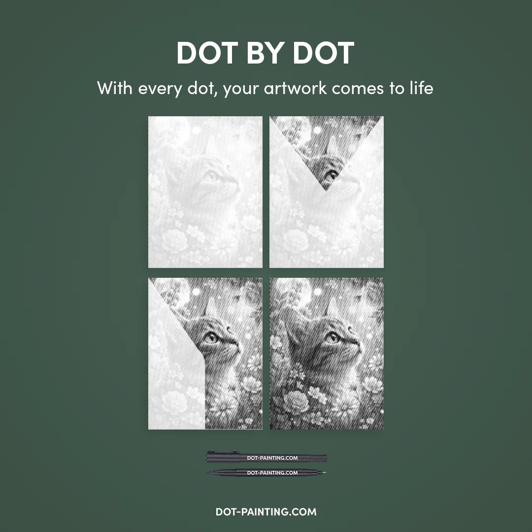 Kit dot painting Lupo