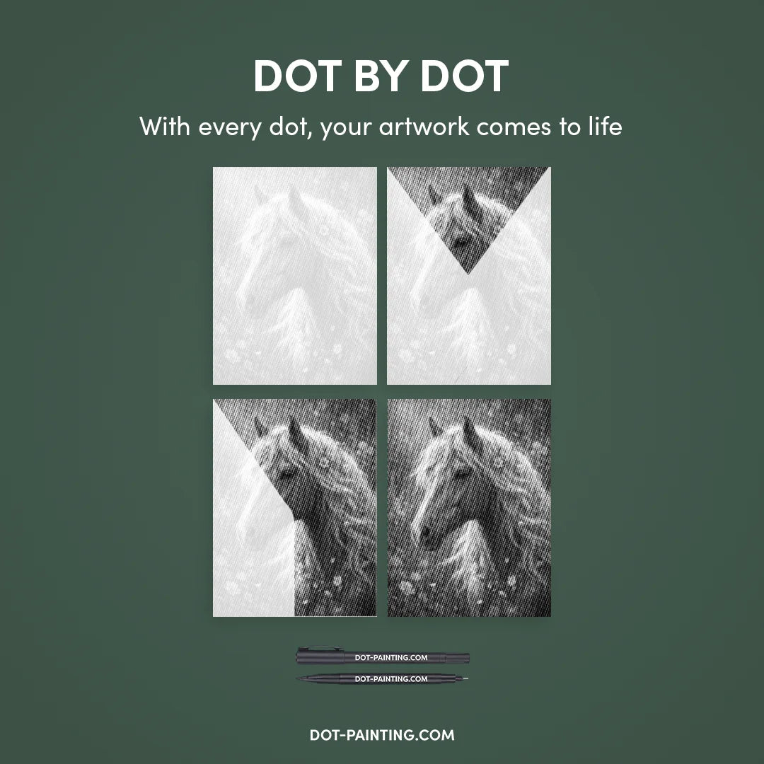 Kit dot painting Lupo