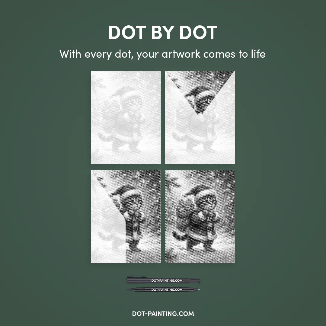 Kit dot painting Lupo