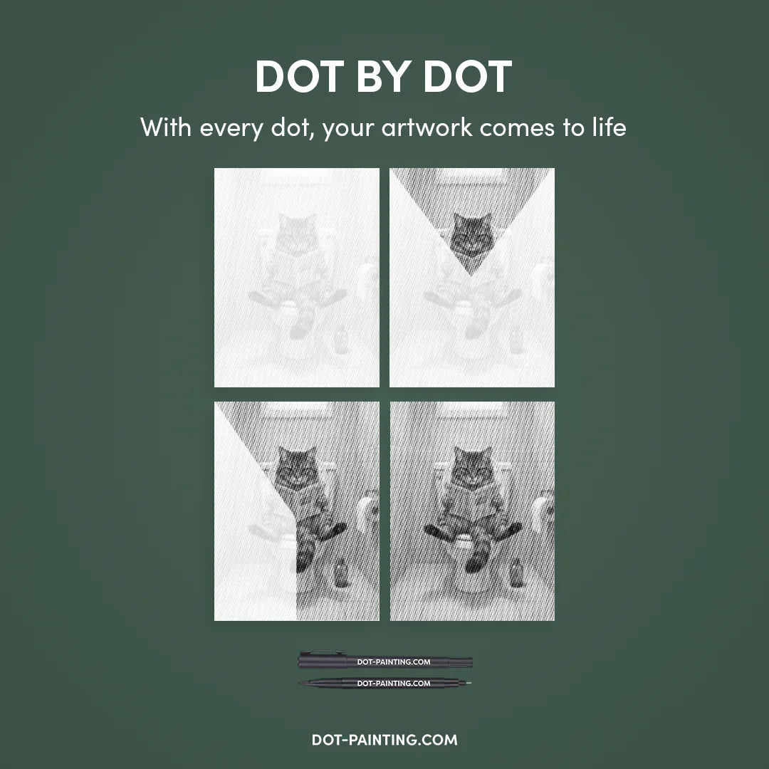 Kit dot painting Lupo