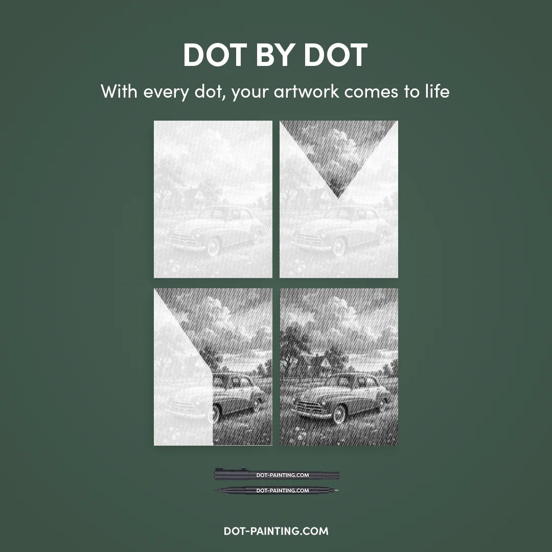 Kit dot painting Lupo