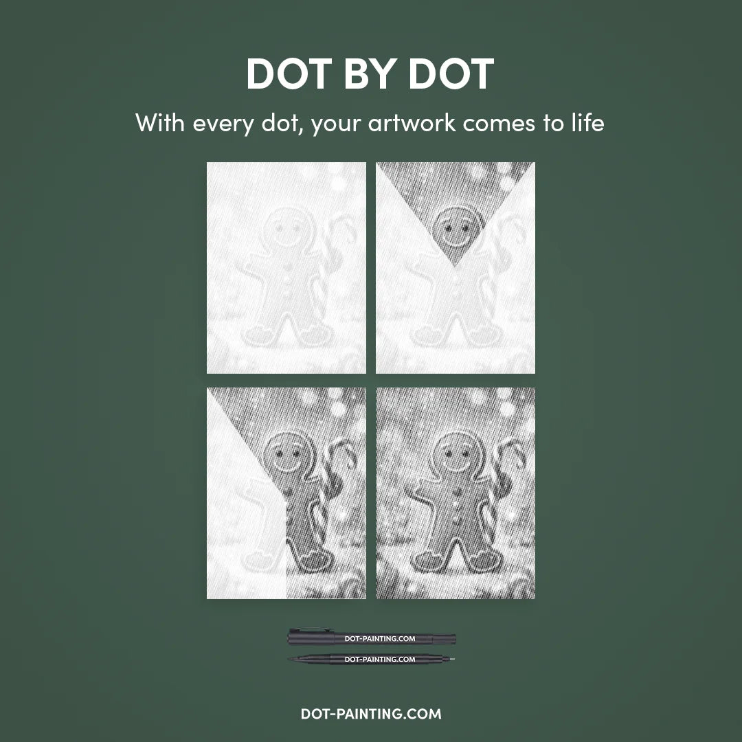 Kit dot painting Lupo