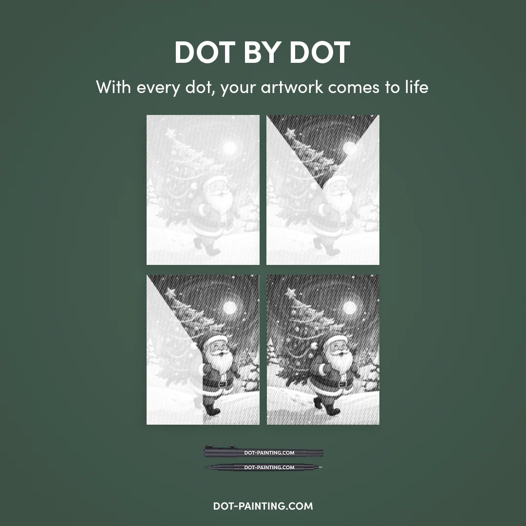 Kit dot painting Lupo