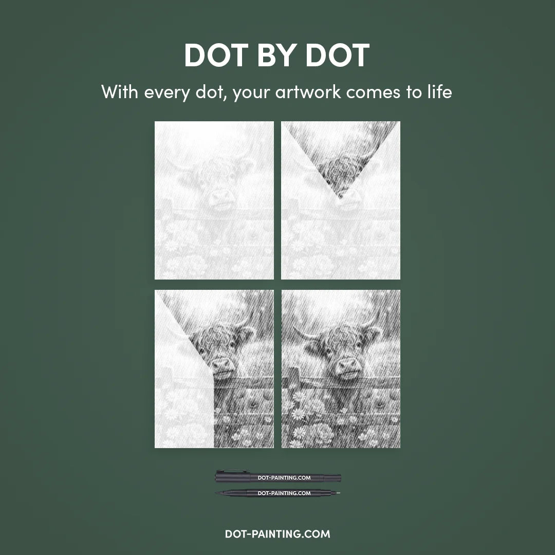 Kit dot painting Lupo