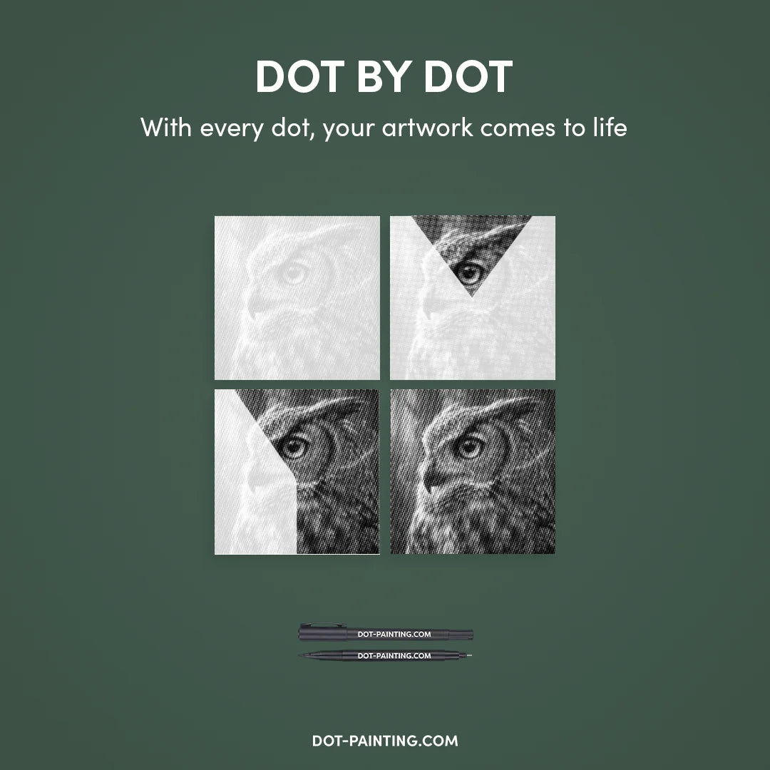 Kit dot painting Lupo