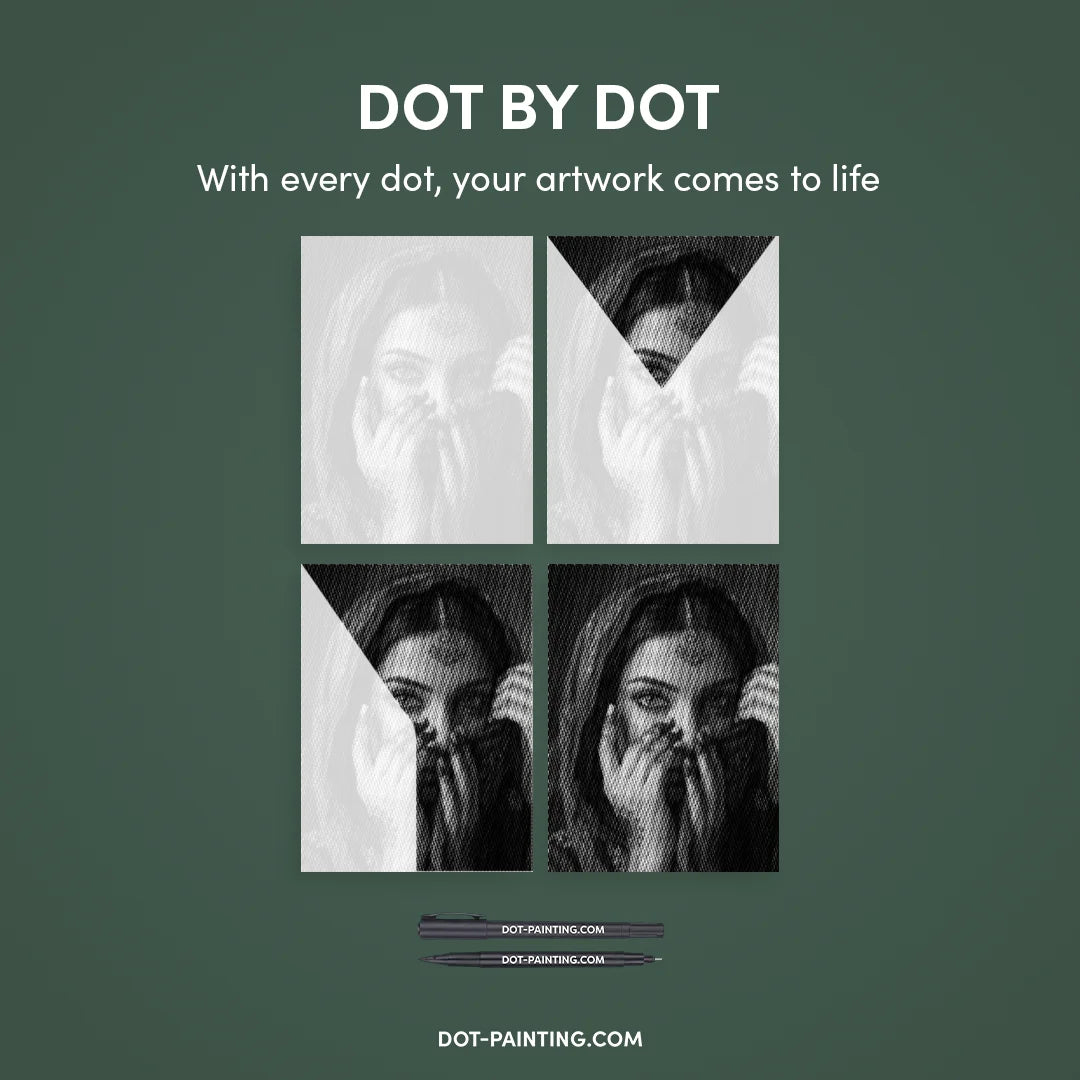 Bellissimo dipinto indiano a punti