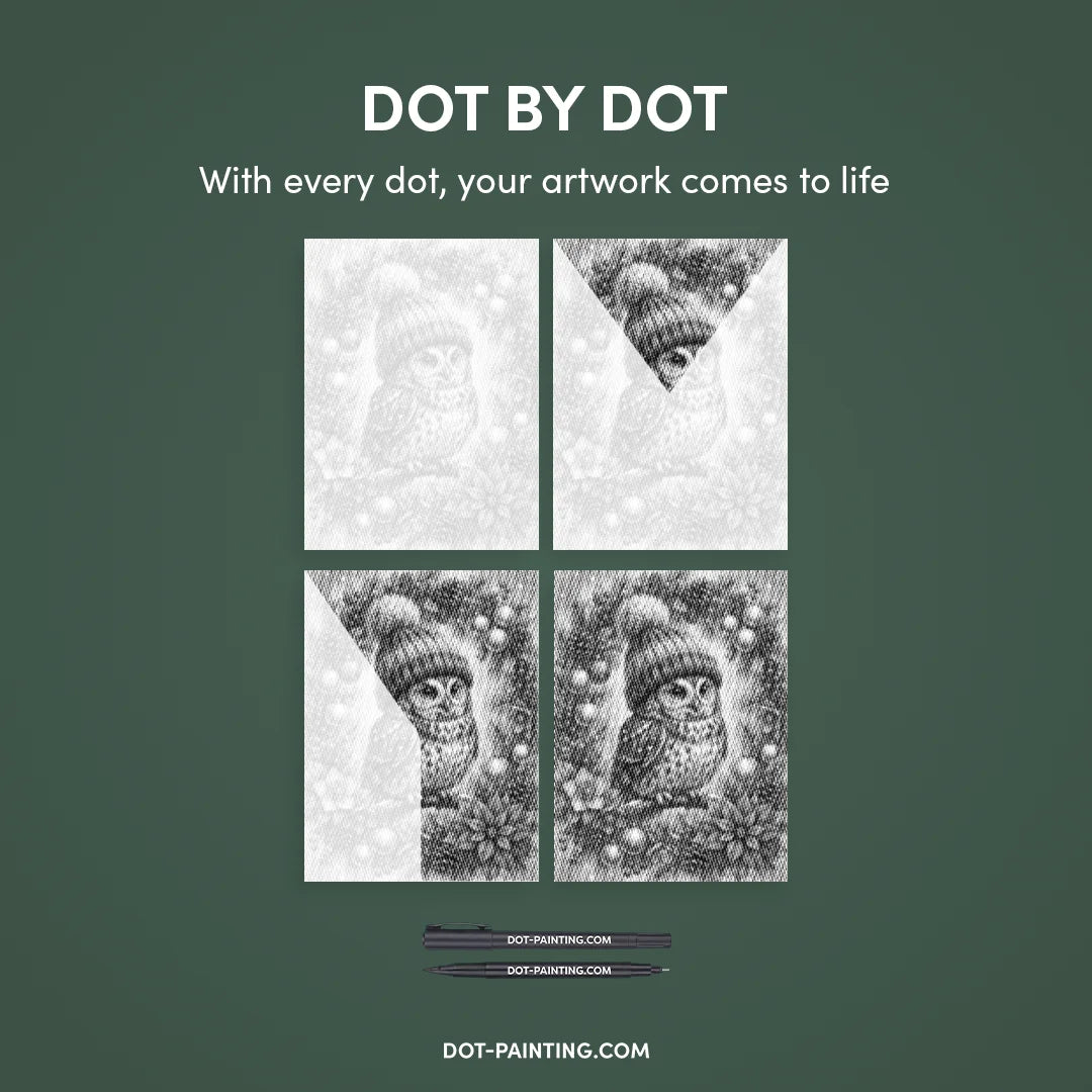 Kit dot painting Lupo