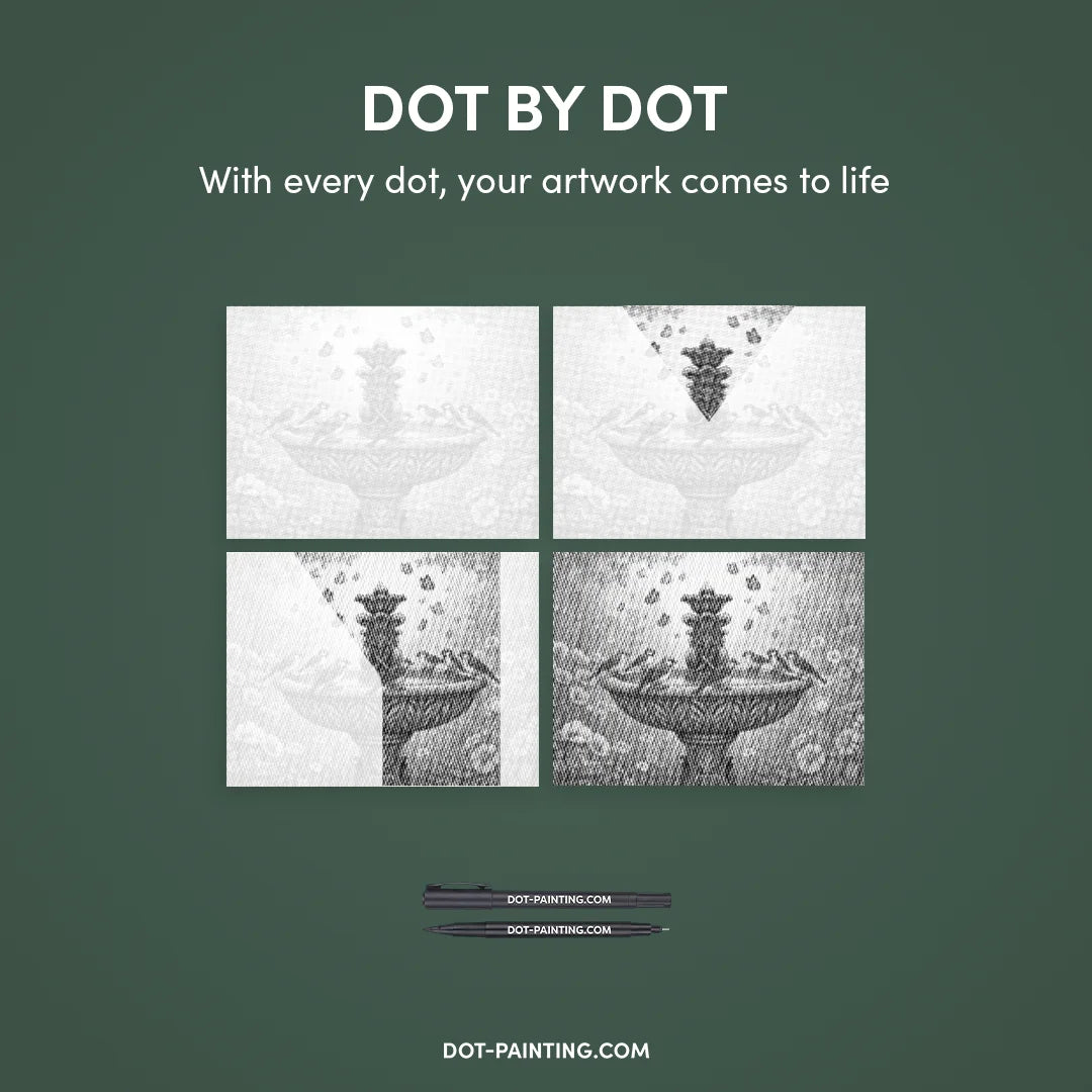 Kit dot painting Lupo