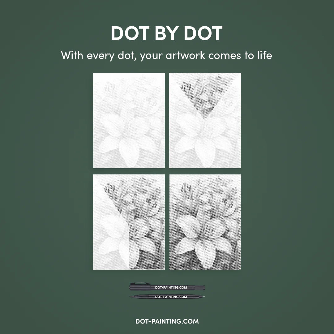 Kit dot painting Lupo