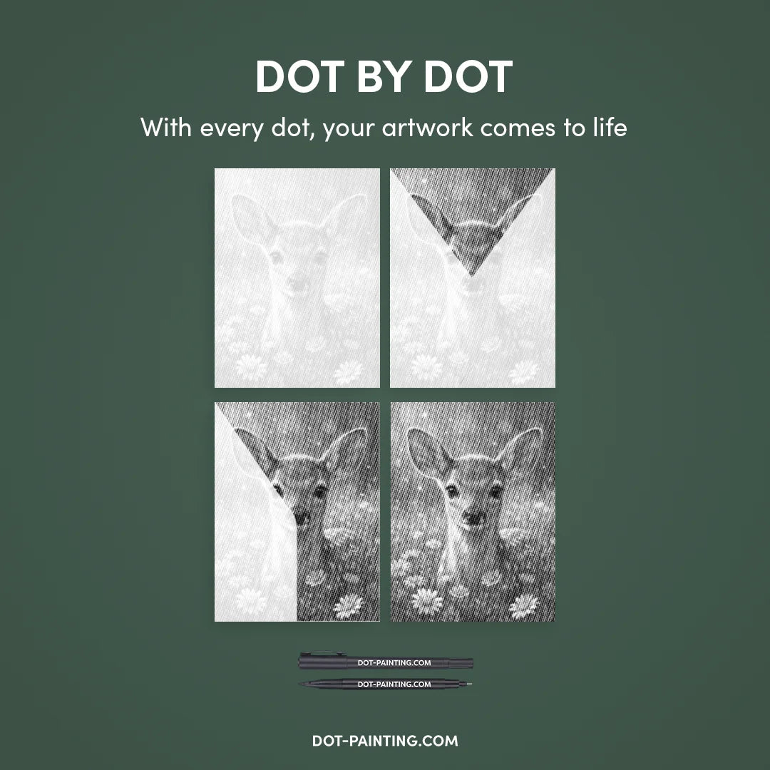 Kit dot painting Lupo