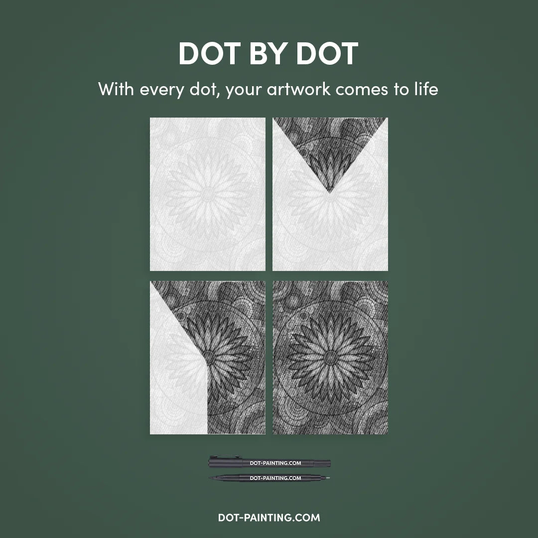 Kit dot painting Lupo