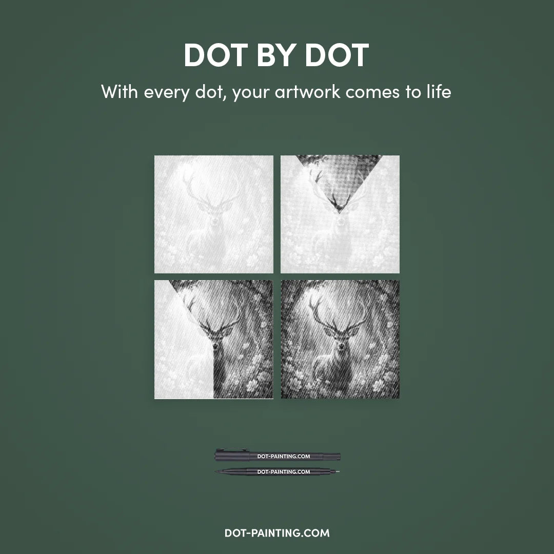 Kit dot painting Lupo