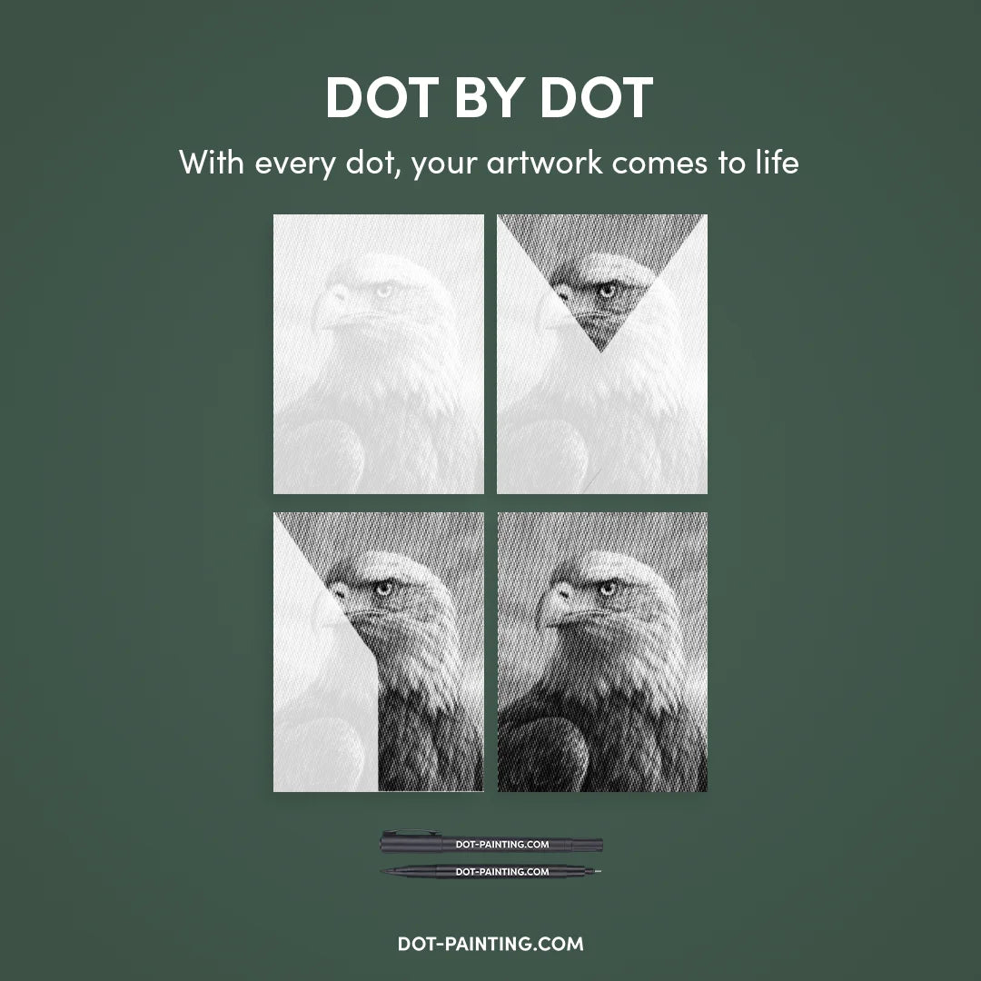 Kit dot painting Lupo