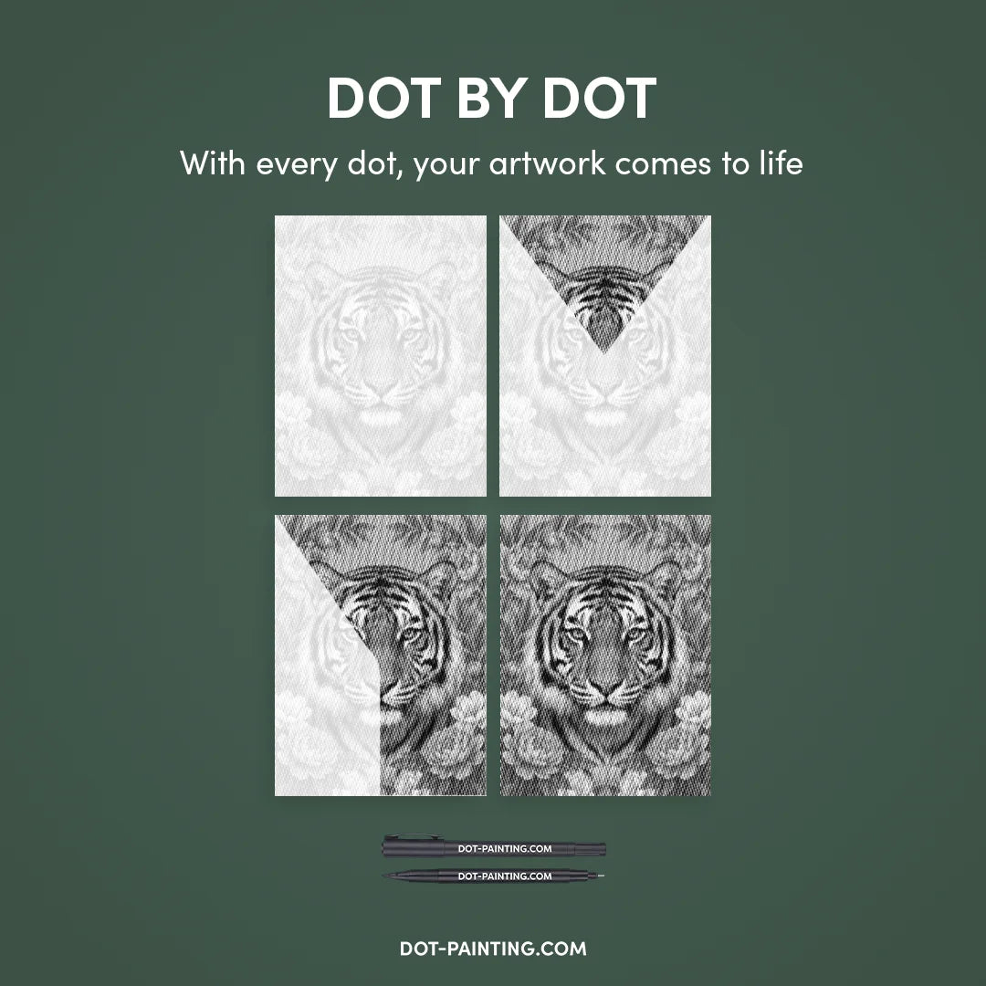 Kit dot painting Lupo