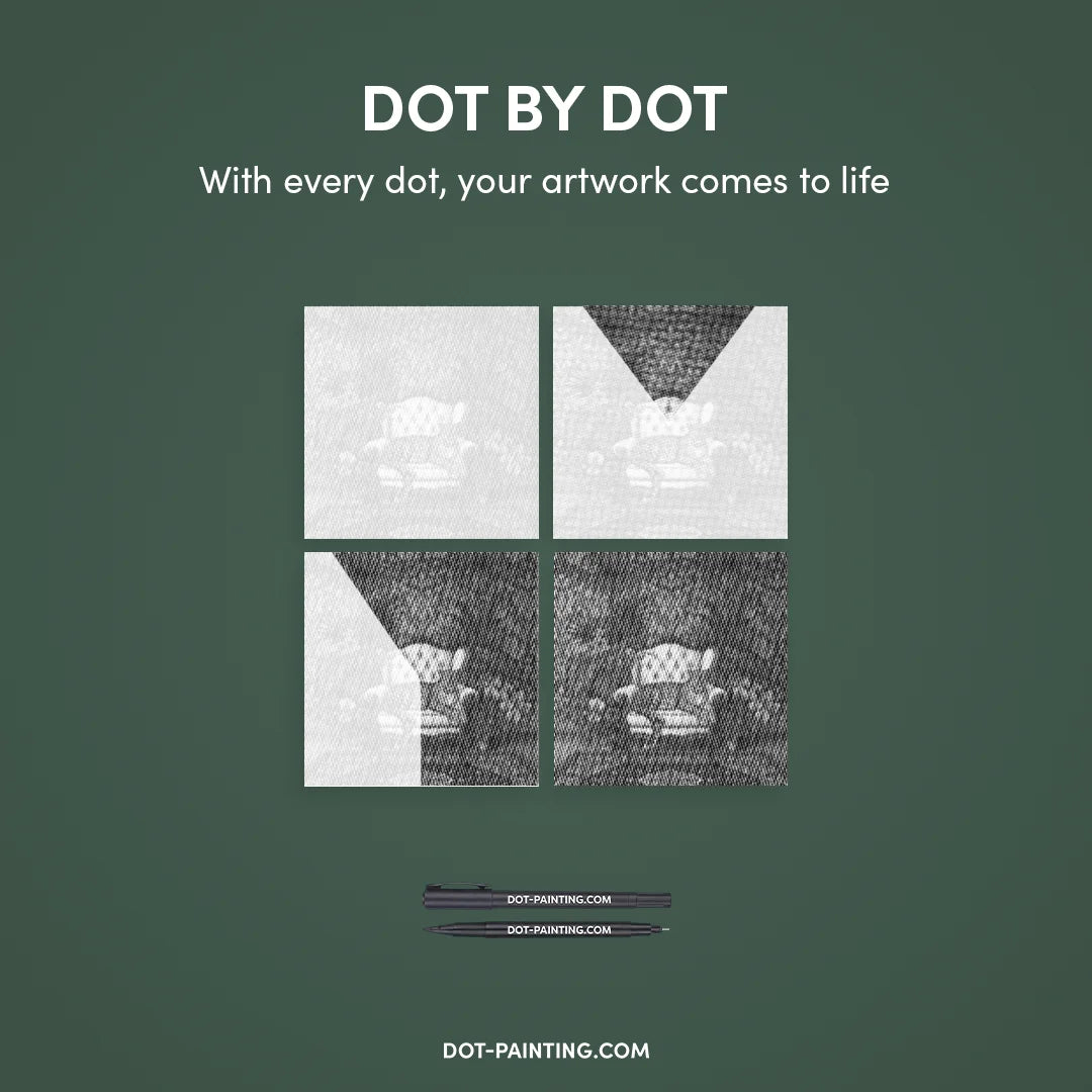 Kit dot painting Lupo