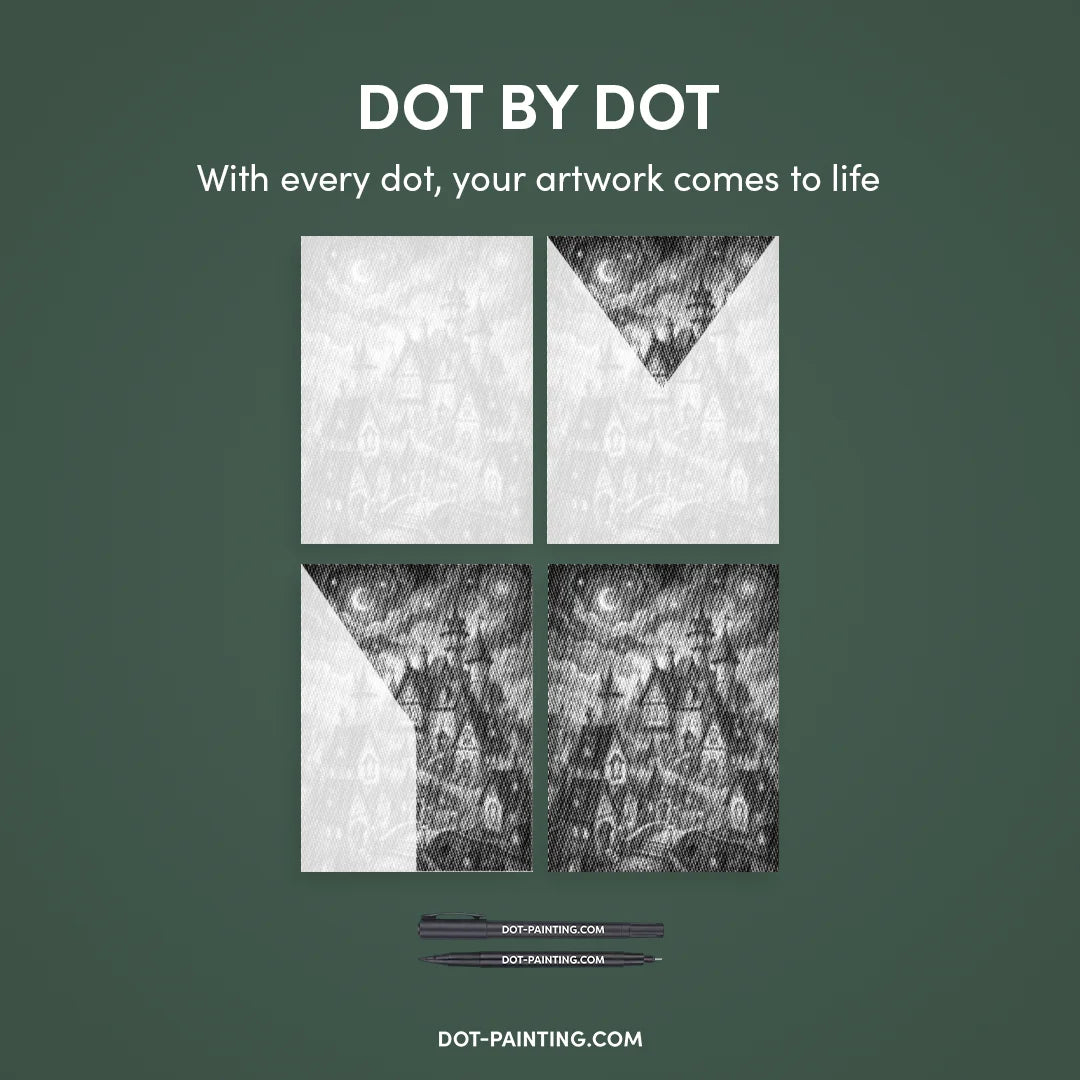 Kit dot painting Lupo