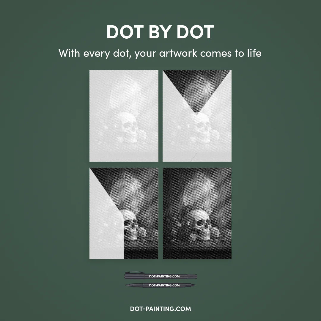 Kit dot painting Lupo