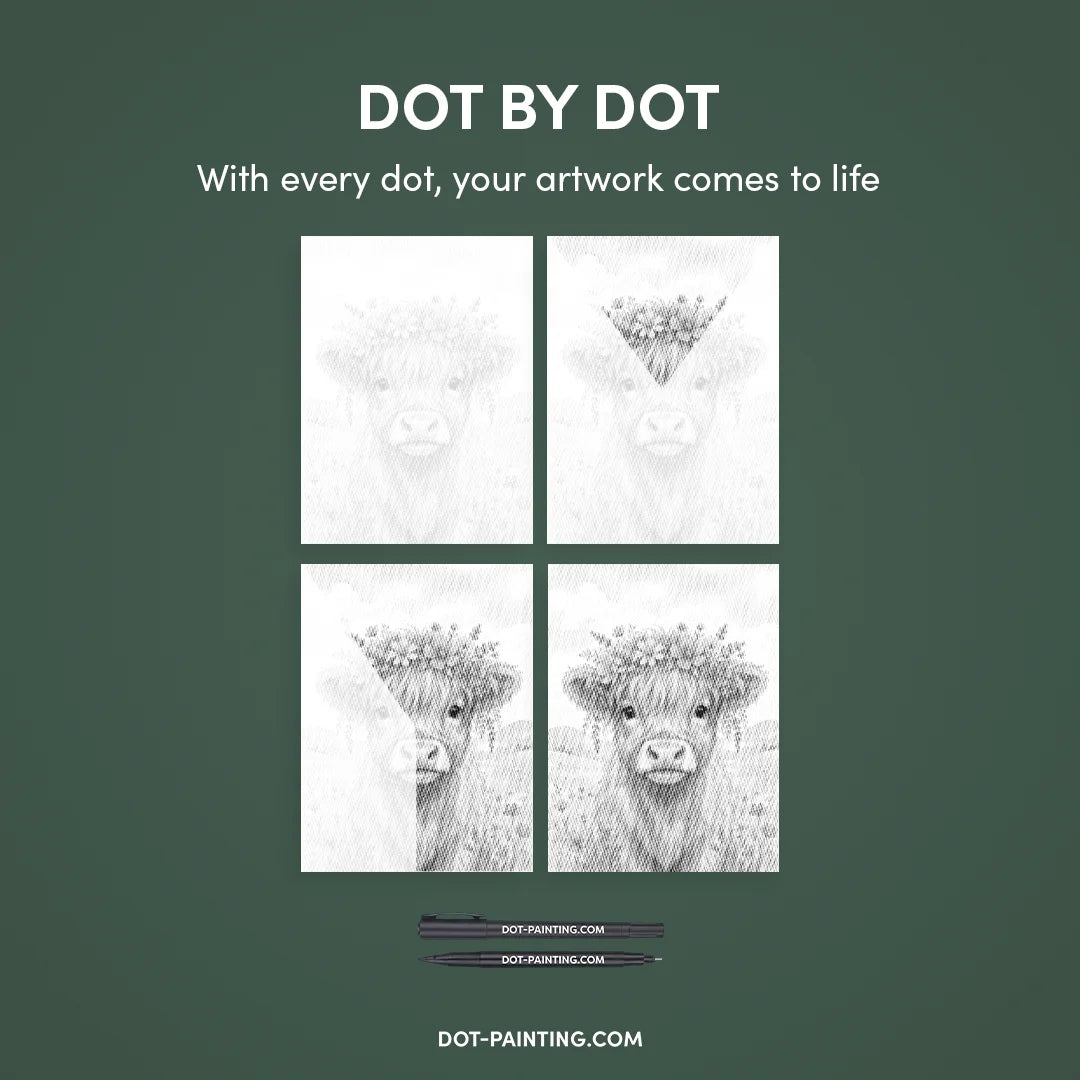 Kit dot painting Lupo